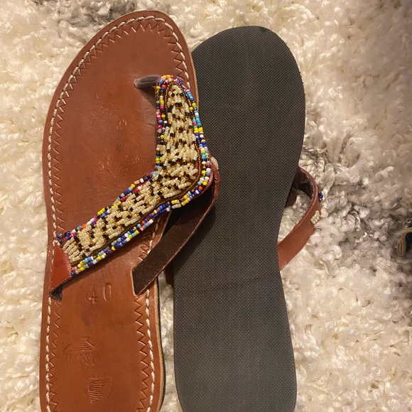 African Maasai sandals - Picture 2 of 3